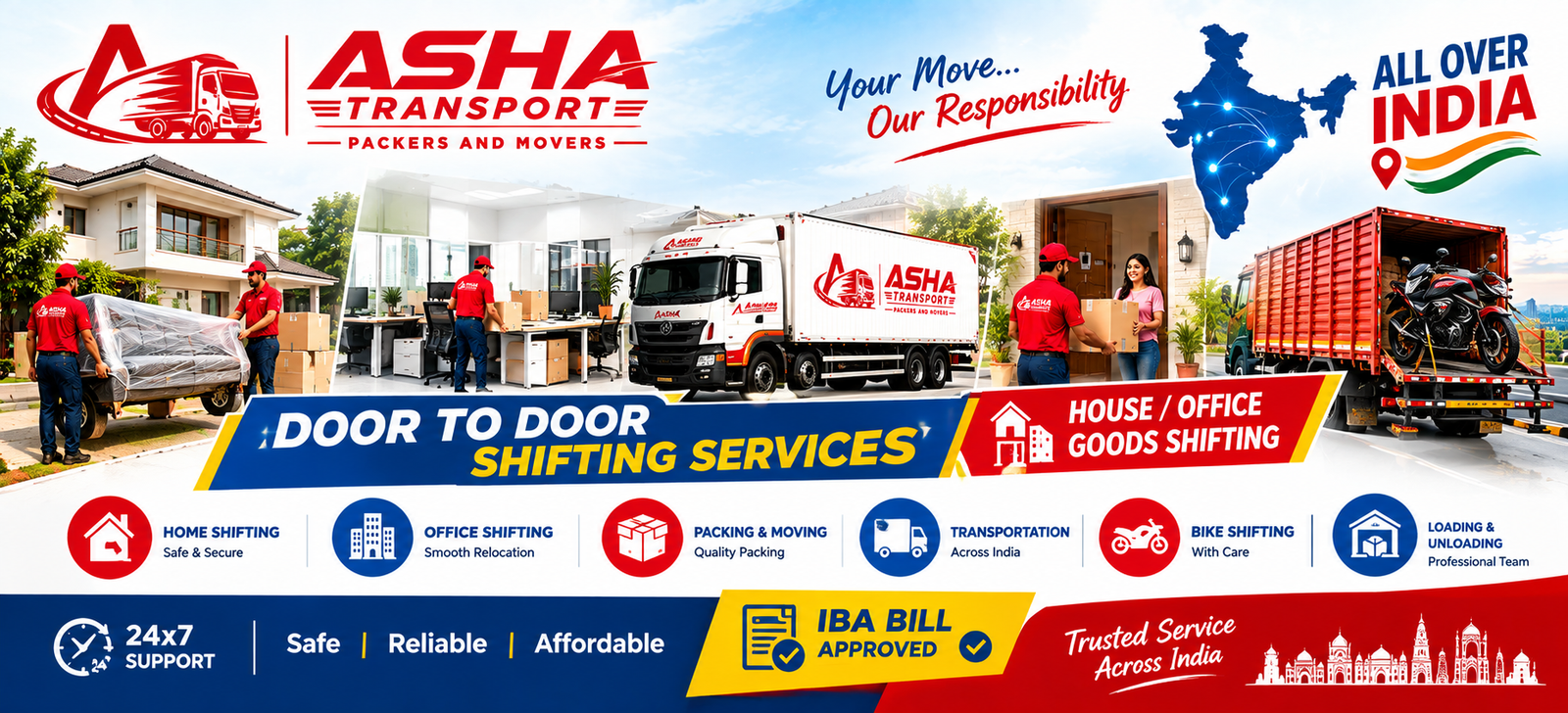 Asha Transport Packers and Movers Services