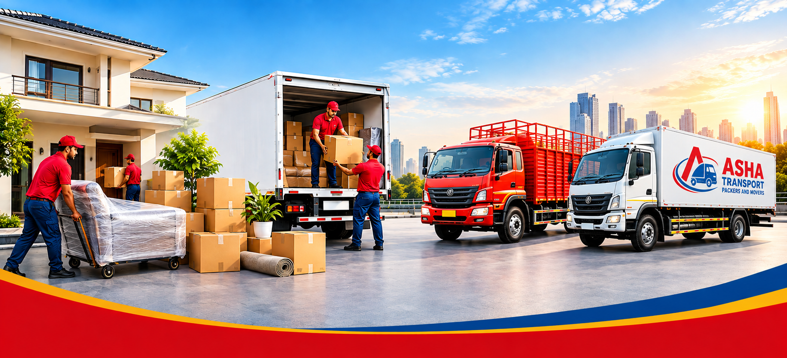 Asha Transport Packers and Movers All India Door to Door Shifting