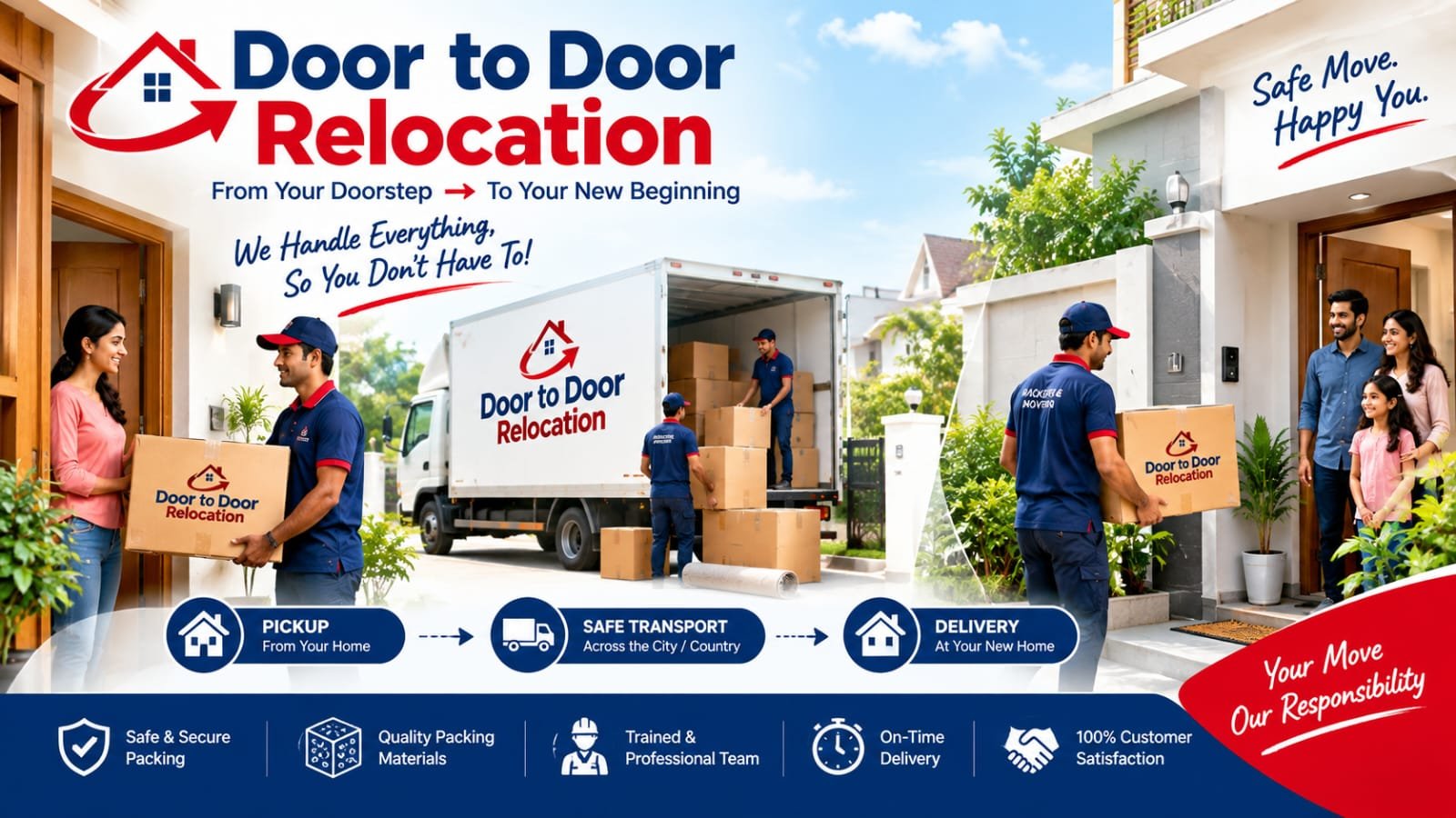 Door to Door Relocation Service - Asha Transport Packers & Movers