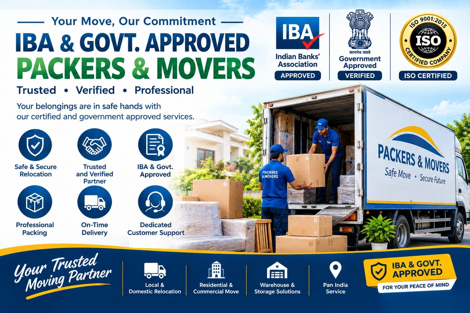 IBA and Government Approved Packers and Movers