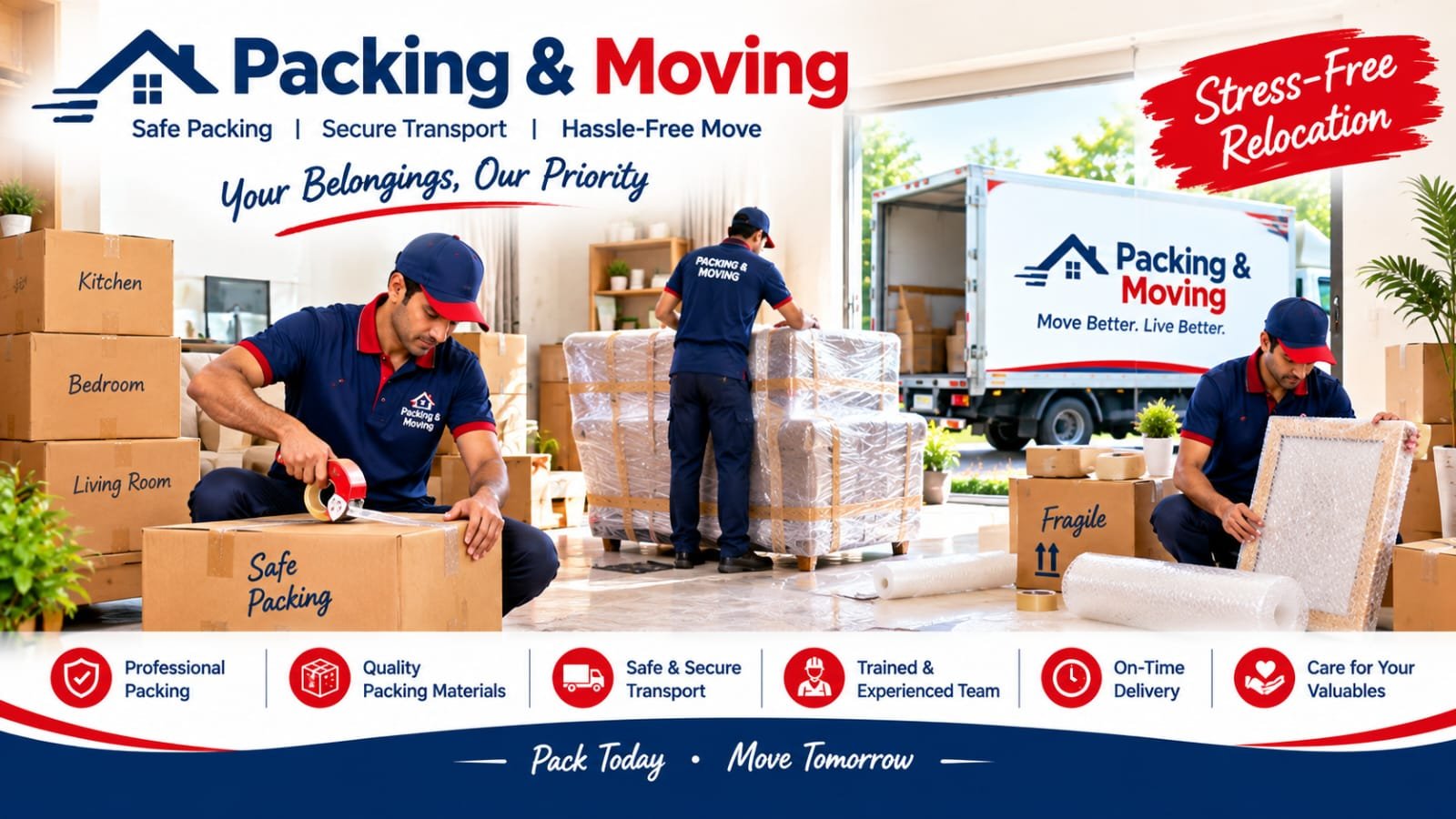 Packing and Moving Service - Asha Transport Packers & Movers